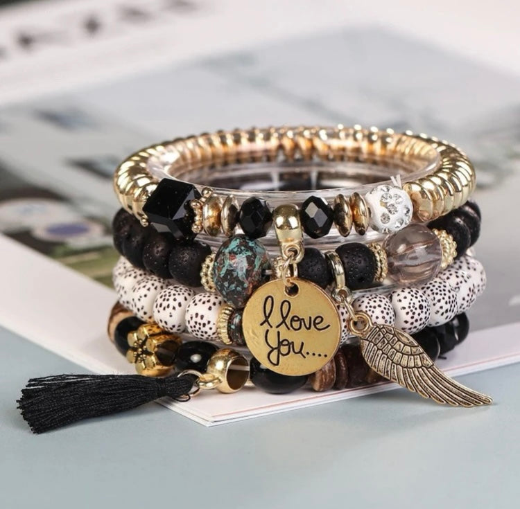 I Love You Bracelet Set