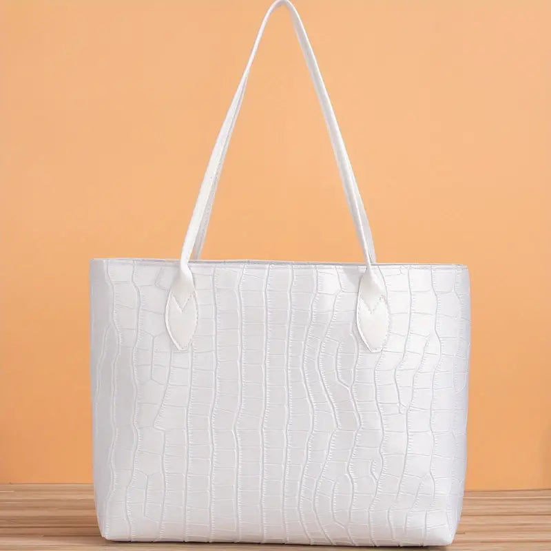 Classic Leather Large Capacity Shoulder Bag