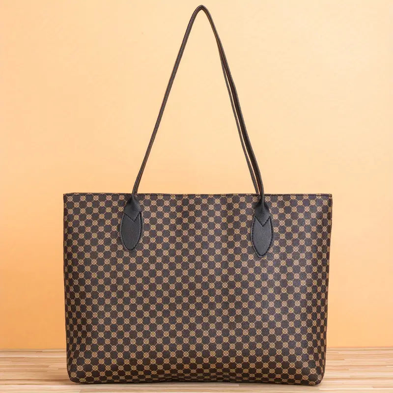 Classic Leather Large Capacity Shoulder Bag