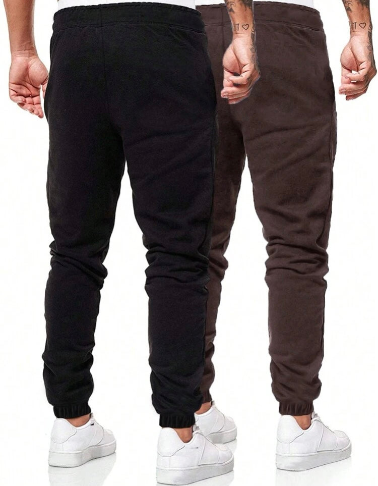 Drawstring Cuffed Joggers
