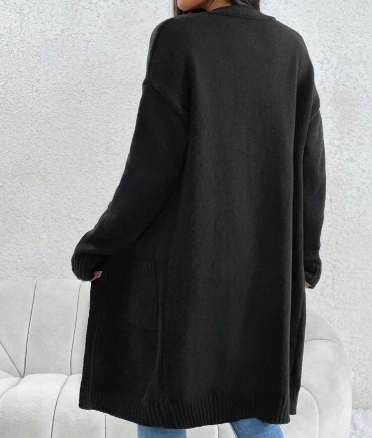 Lizzy Black Shoulder Cardigan