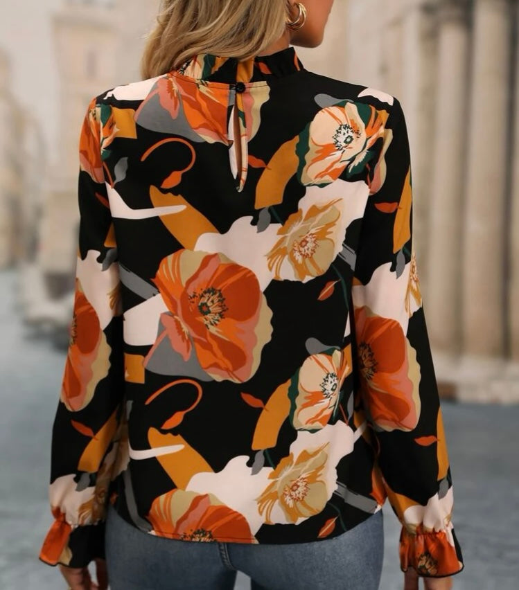 Kim Floral Print Top