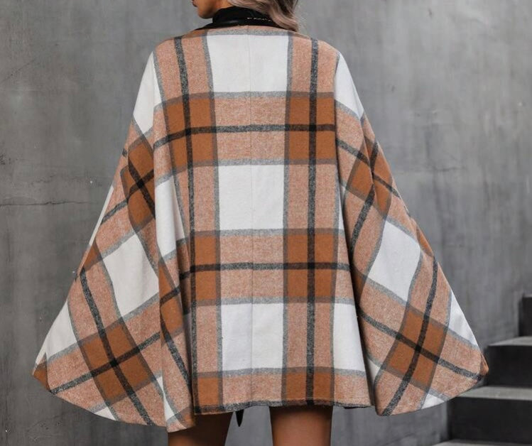 Shanna Plaid Belted Coat