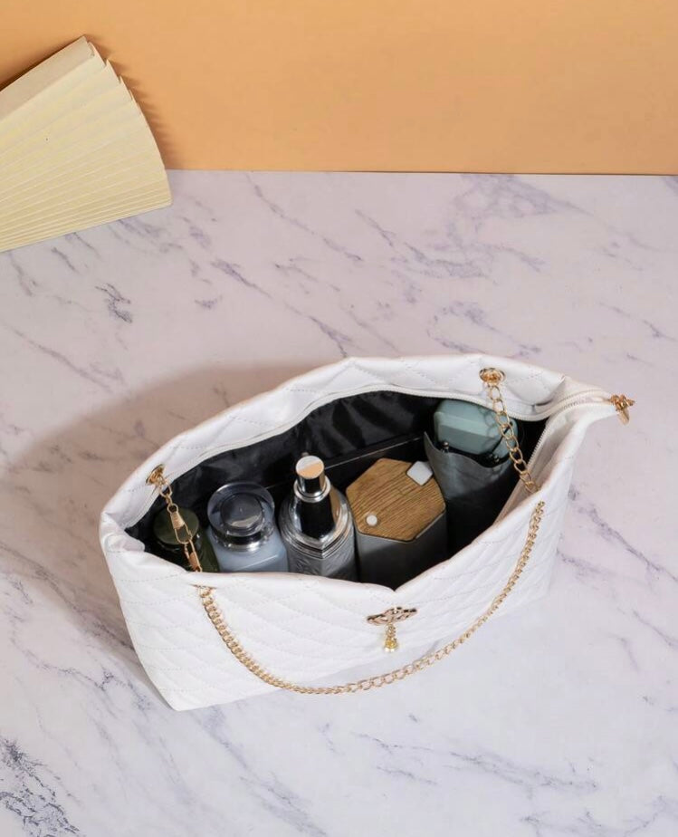 Royalty Leather Chain Handbag