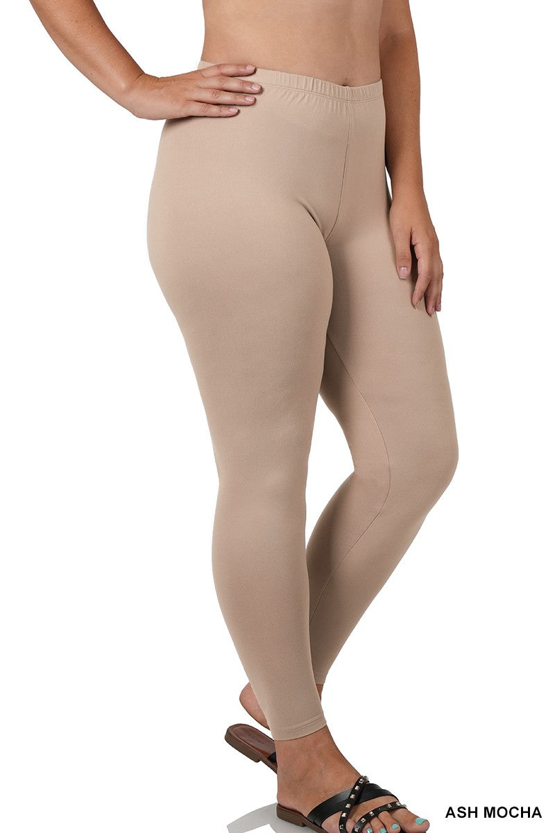 Plus Microfiber Leggings