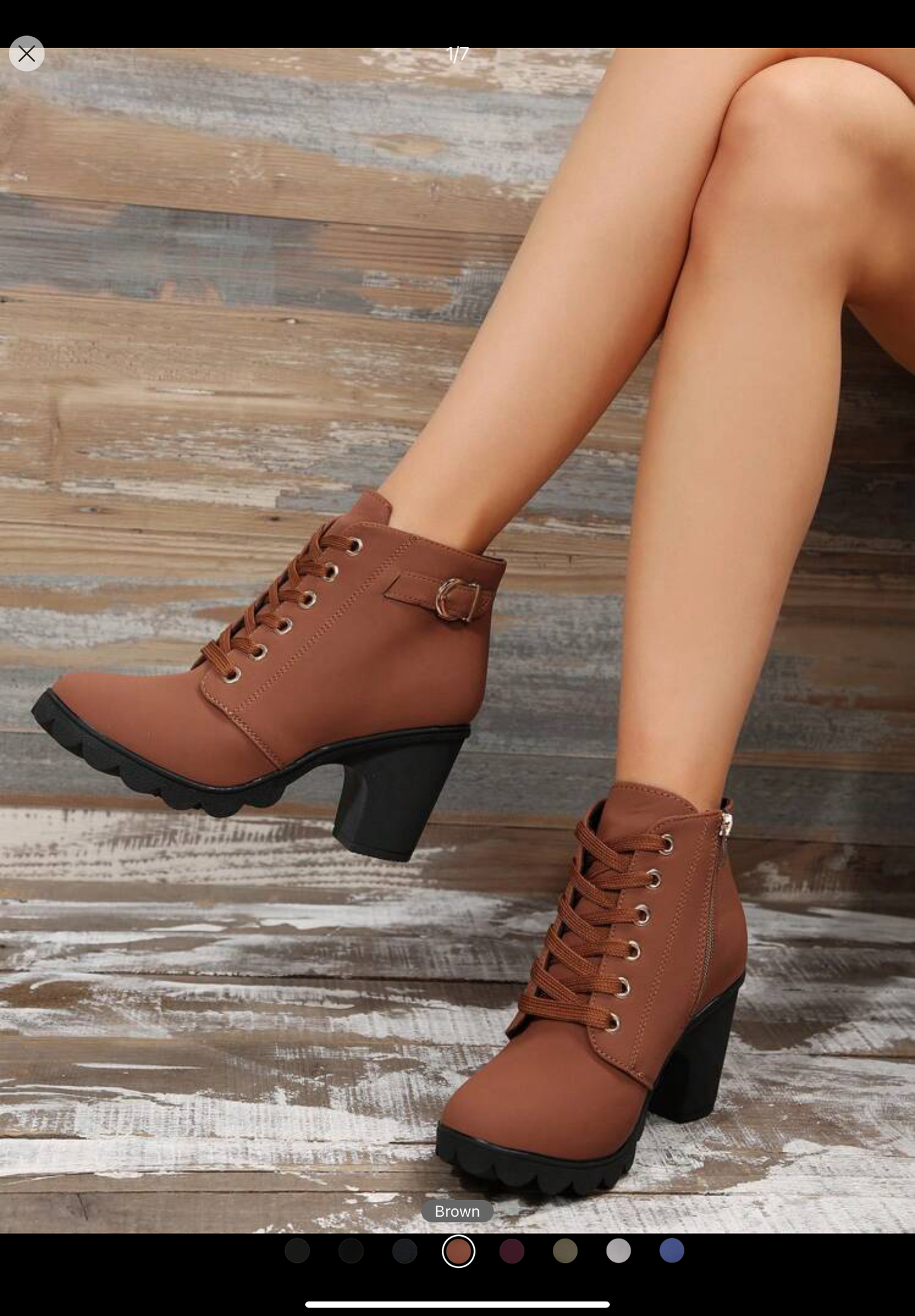 Laced Up Ankle Boots