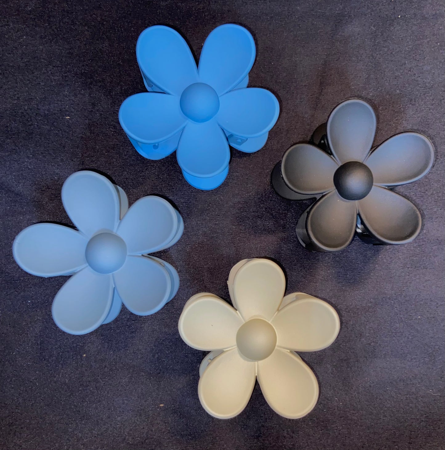 Flower Claw Clips