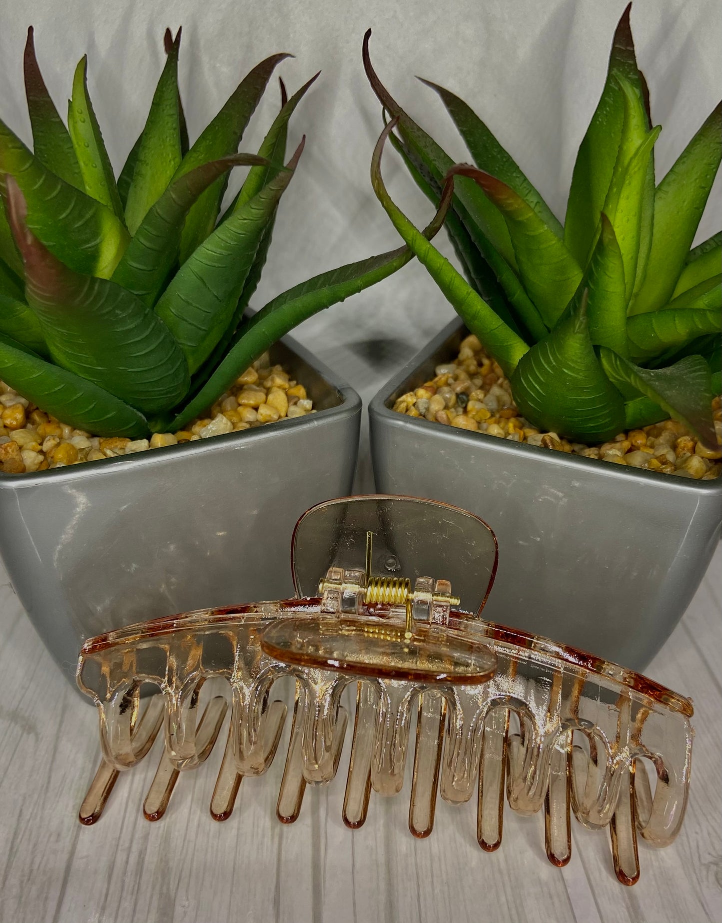 Clear Glossy Claw Clips