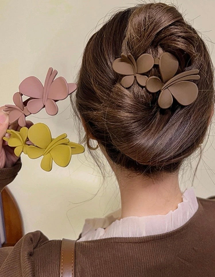 Matte Butterfly Hair Clip