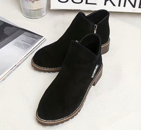 Black Dressy Ankle Boots