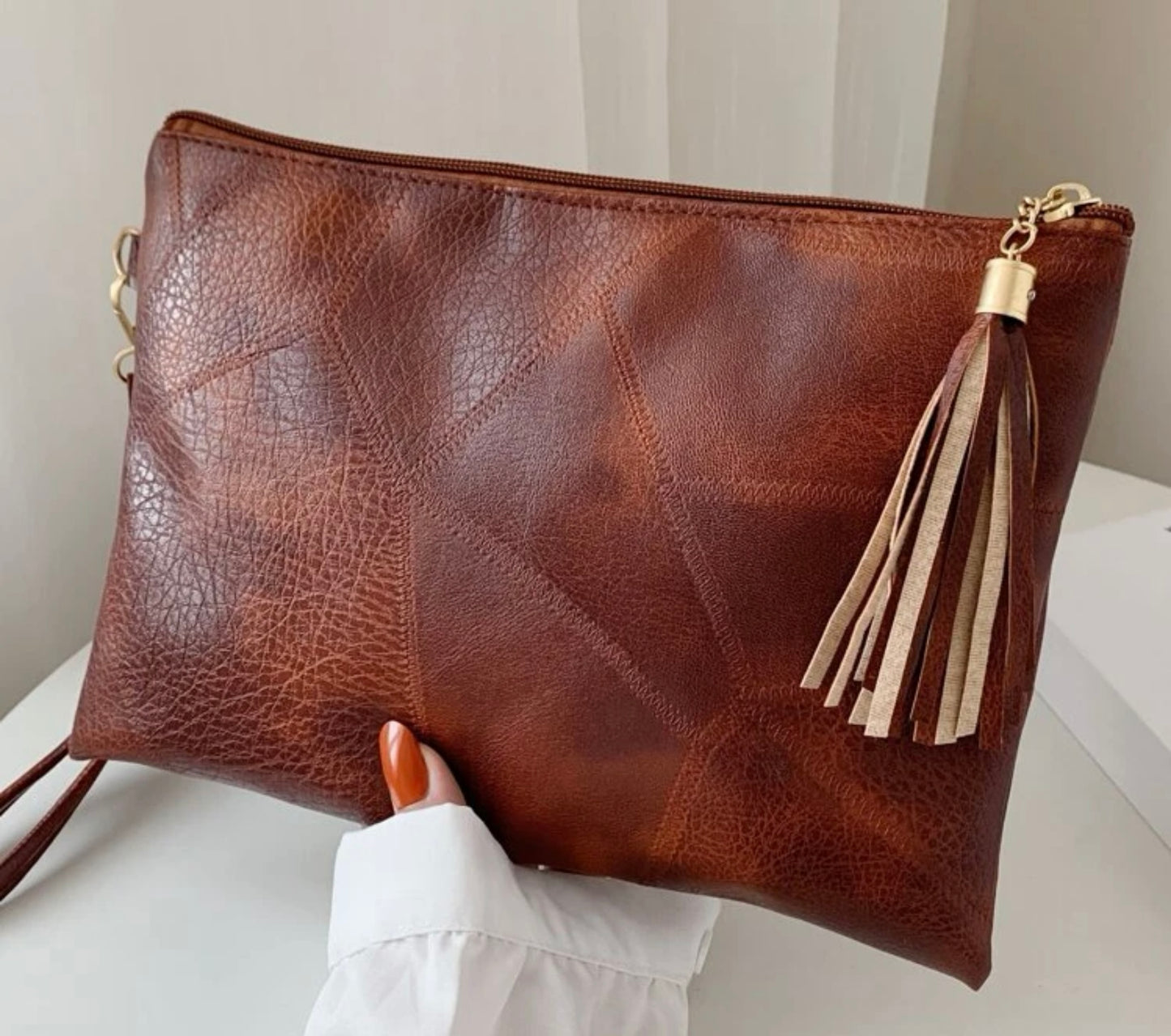 Leather Square Purse