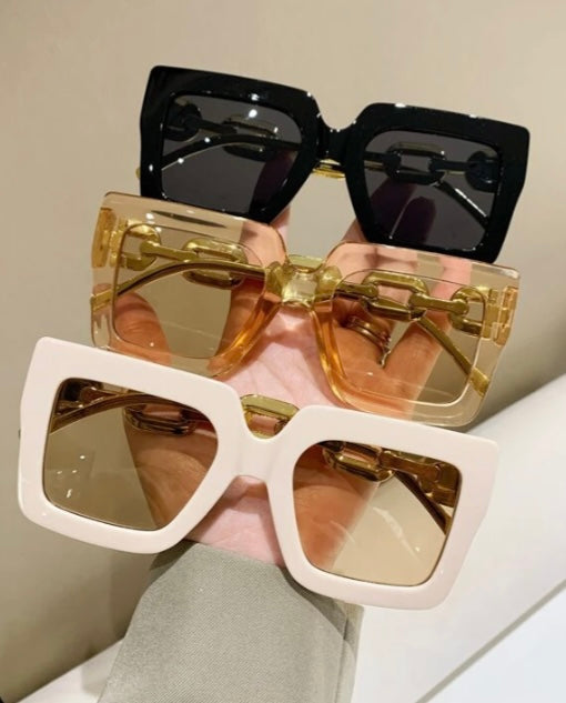 Square Frame Fashion Sunglasses