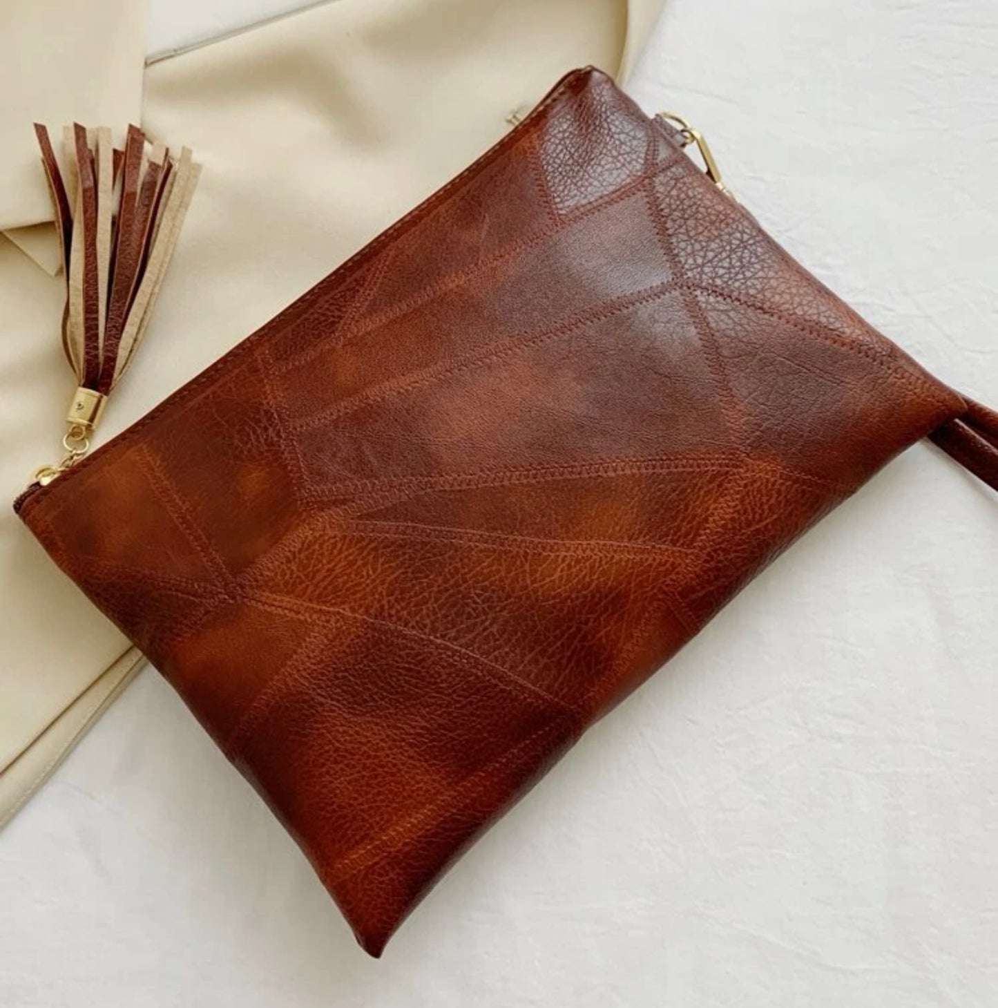 Leather Square Purse