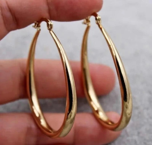 Teardrop Stainless Steel Earrings