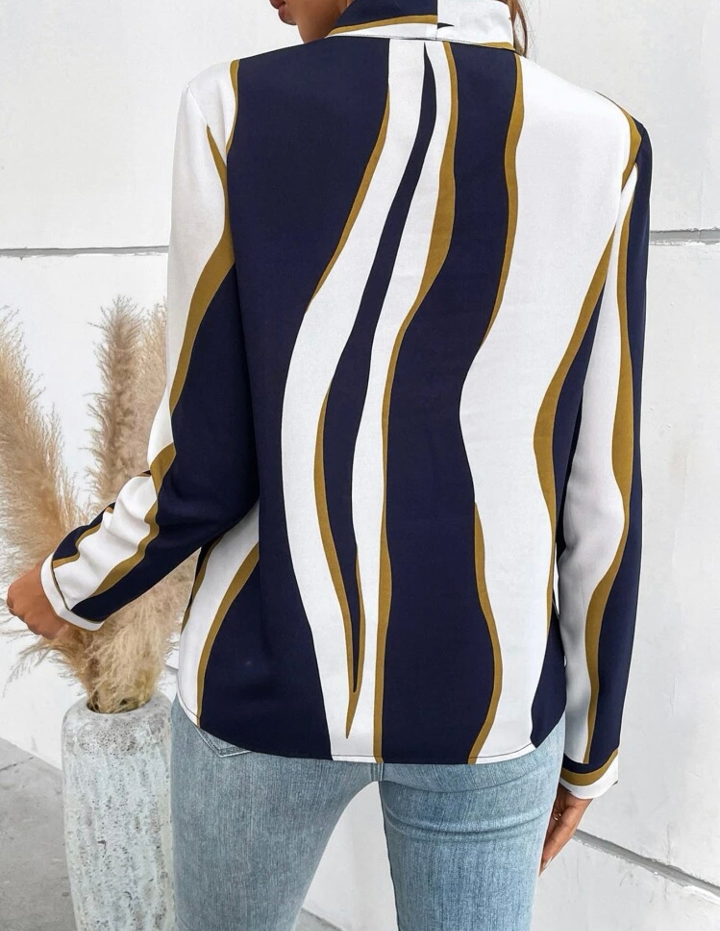 Kourtney Tie Neck Blouse