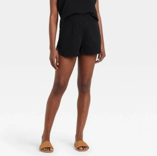 Ebony High Waisted Shorts