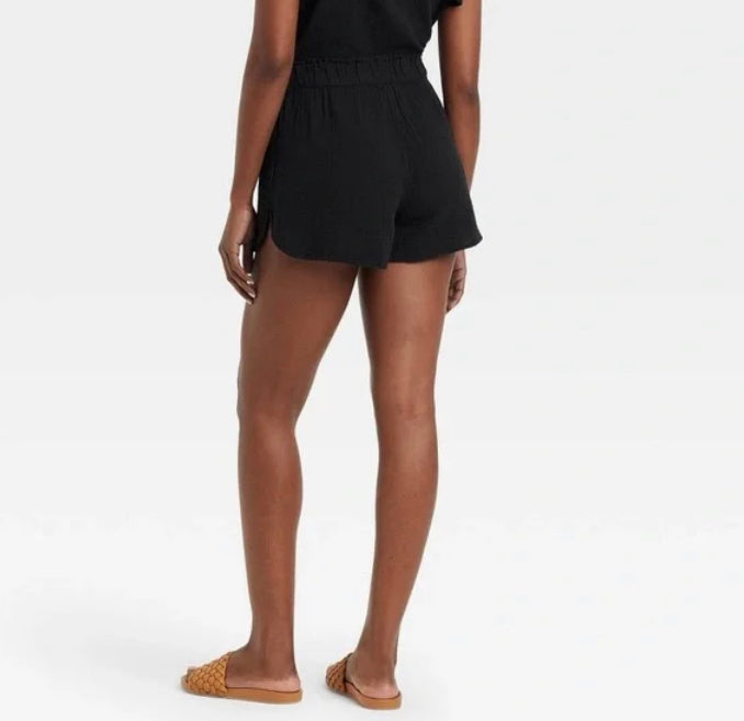 Ebony High Waisted Shorts
