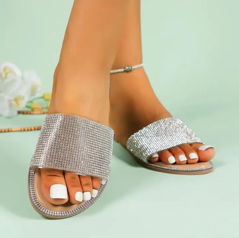 Glitter Open Toe Sandals