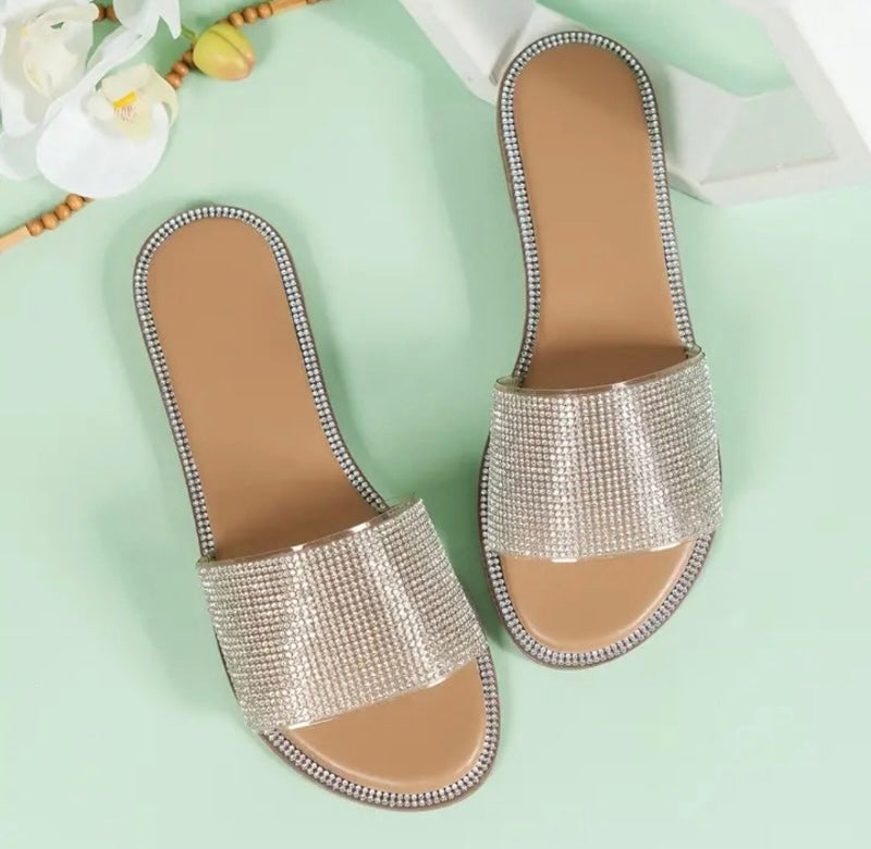 Glitter Open Toe Sandals