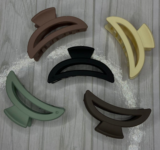 Mini Matte Crescent Moon Claw Clips