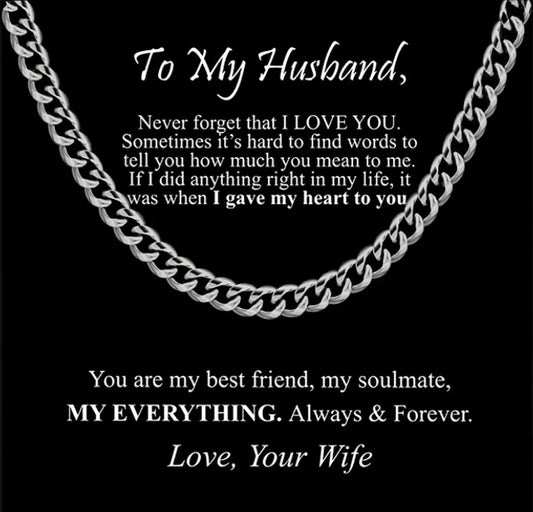 Sliver My Husband Chain