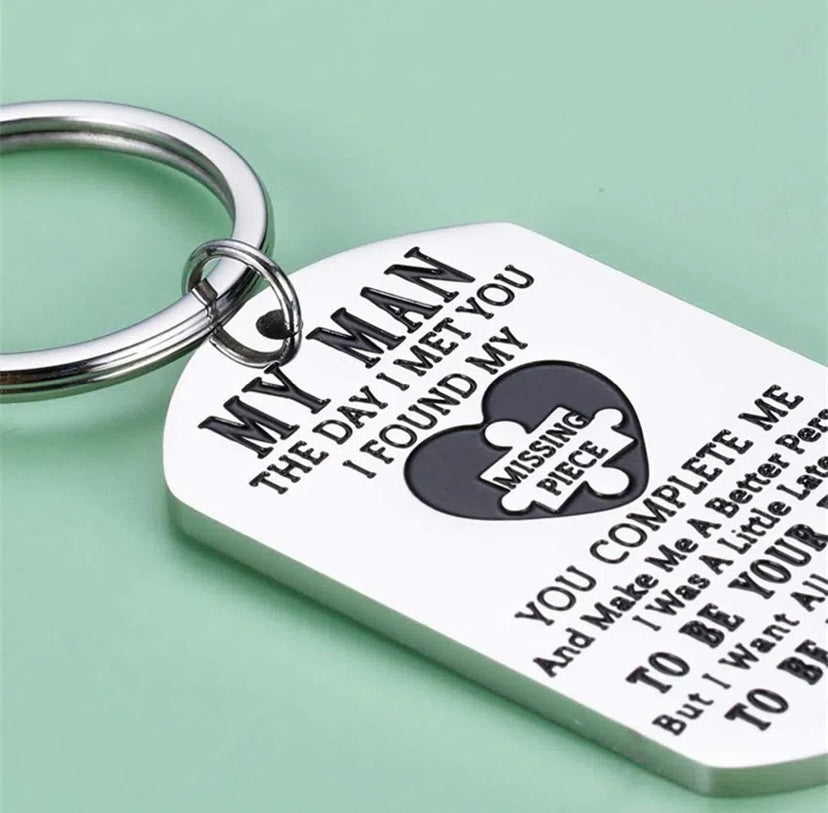 “My Man” Keychain