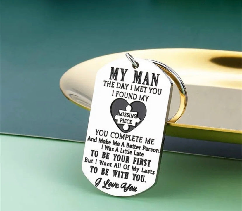 “My Man” Keychain