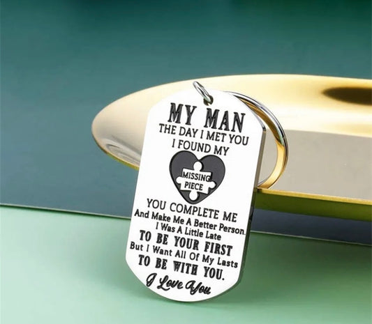 “My Man” Keychain