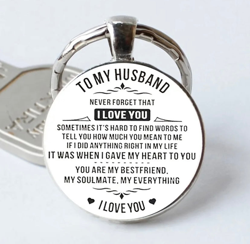 Husband Keychain